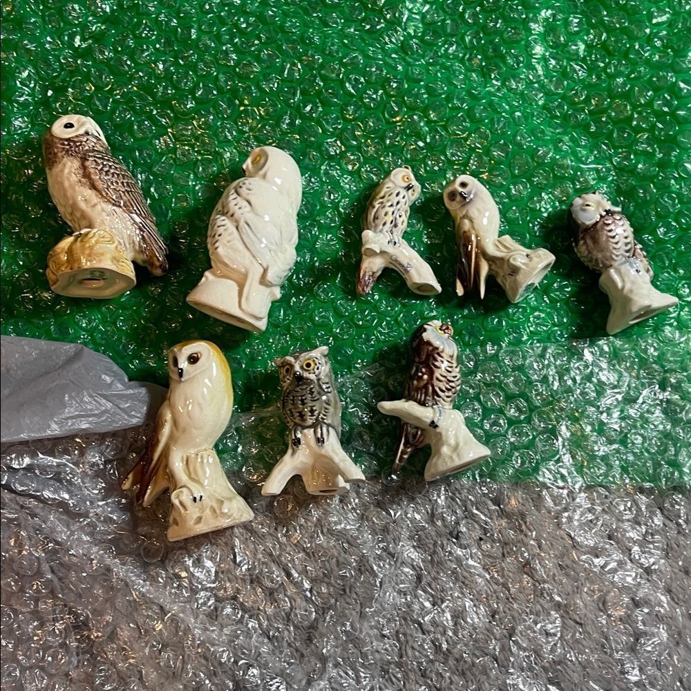 Goebel Porcelain owl collection